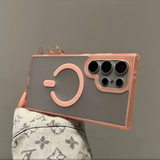 Luxury Translucent Candy Color Magnetic Case for Samsung