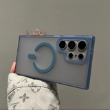 Luxury Translucent Candy Color Magnetic Case for Samsung