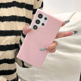 Solid Color Jelly Liquid Silicone Phone Case For Samsung