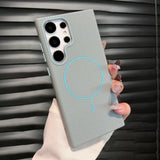 Leather Magnetic Phone Case For Samsung