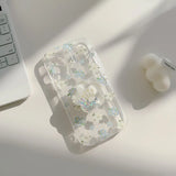 Artistic Flower With Holder Case For Samsung