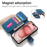 2 in 1 Detachable Card Solt Wallet For Magnetic Phone Case For iPhone