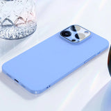 Ultra Thin Glass Camera Lens Film Candy Phone Case For iPhone