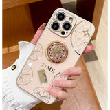 Luxury Rotating stand holder Phone Case For iPhone