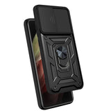 Bumpers Armor With Slide Camera Lens Case for Samsung