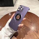 Borderless Plating Matte Ultra Thin Hard Magnetic Case for iPhone