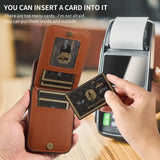 Wallet Finger Ring Phone Case For iPhone