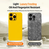 Ultra Thin Glass Camera Lens Film Candy Phone Case For iPhone