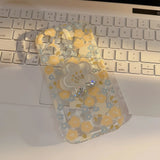 Artistic Flower With Holder Case For Samsung