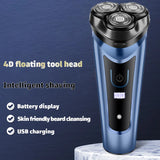 Rechargeable Waterproof USB Electric Powerful Shaver for Men