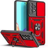 Bumpers Armor With Slide Camera Lens Case for Samsung