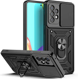 Bumpers Armor With Slide Camera Lens Case for Samsung