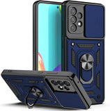 Bumpers Armor With Slide Camera Lens Case for Samsung