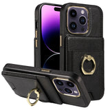 Wallet Finger Ring Phone Case For iPhone