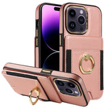 Wallet Finger Ring Phone Case For iPhone