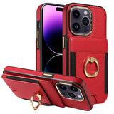 Wallet Finger Ring Phone Case For iPhone