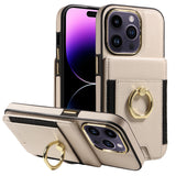 Wallet Finger Ring Phone Case For iPhone