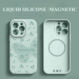 Butterfly Silicone Magnetic Phone Case For iPhone