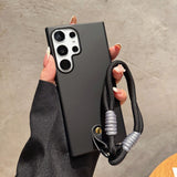 Lanyard Frosted Skin Feel Case For Samsung