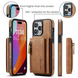 2 in 1 Magnetic Leather Wallet Case for iPhone