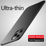 Ultra Thin Frosted Hard Cases For iPhone