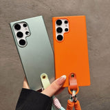 Lanyard Frosted Skin Feel Case For Samsung
