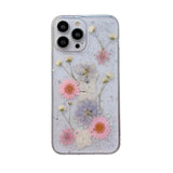 Cute Flower Clear Shockproof Case for iPhone