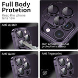 📸📸iPhone Metal Camera Glass Protector 3D Full Coverage Camera Lens Protector