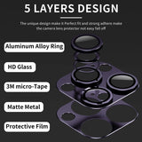 📸📸iPhone Metal Camera Glass Protector 3D Full Coverage Camera Lens Protector