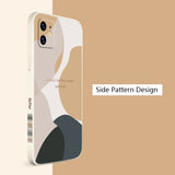 Cartoon Flower Square Silicone Case For Samsung