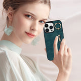 New Ring Buckle Phone Case Zipper Case Retro Leather Case For iPhone Samsung
