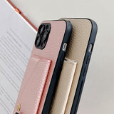 Luxury Crossbody Strap Lanyard Wallet Leather Case For IPhone