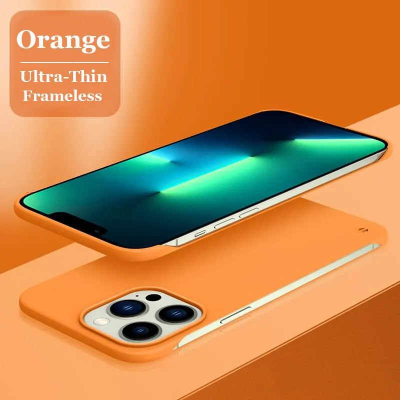 0.3mm Ultra Thin Frameless Hard PC Case For iPhone