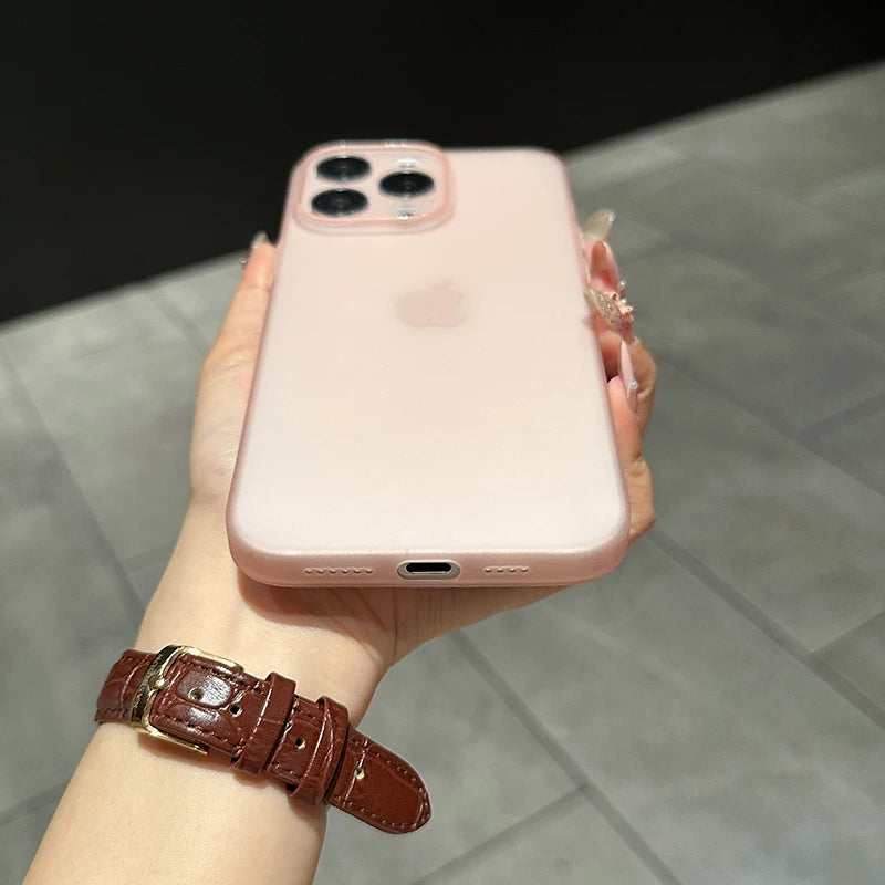 0.3mm Ultra Thin Matte Case For iPhone