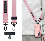 Concealed Stand Magnetic with Strap Phone Case for Samsung
