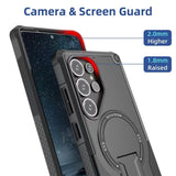 Concealed Stand Magnetic with Strap Phone Case for Samsung