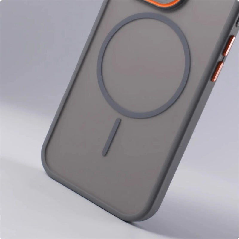 Luxury Matte Translucent Magnetic Case For iPhone