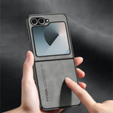 Matte Anti-Slip Full Shockproof Leather Case for Samsung Z Flip