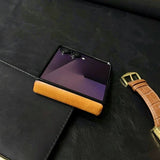 Vintage Waxed Leather Magnetic Shockproof Case for Samsung