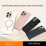 Ultra Thin Frameless Magnetic Case For iPhone