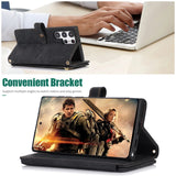 Leather Crossbody Card Slot Wallet Case for Samsung
