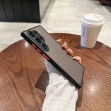 Shockproof Matte Transparent Phone Case for Samsung