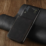 Magnetic Flip Leather Wallet Case for Samsung Z Flip