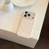 Polka-Dot Magnetic Matte Shockproof Case for iPhone