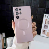 Luxury Magnetic Wireless Charge Case For Samsung