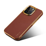 Luxury Real Leather Business Case for iPhone