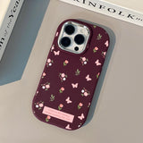 Butterfly Flower Phone Case for iPhone