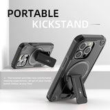 Outdoor Sports Crossbody Long Strap Magnetic Bracket Case for iPhone