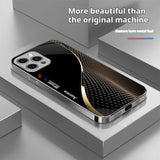 Business Curved Gradient Electroplated Case for iPhone