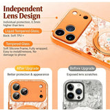 Romantic Floral Magnetic Phone Case with Stand for IPhone